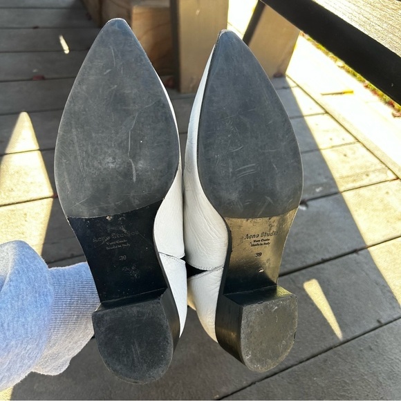 Acne studios Jensen white leather Chelsea boot - Picture 8 of 10